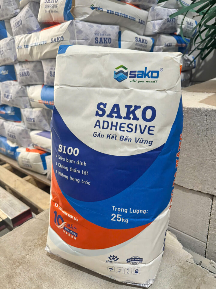 Định mức keo dán gạch AAC tối ưu cho thi công bền vững