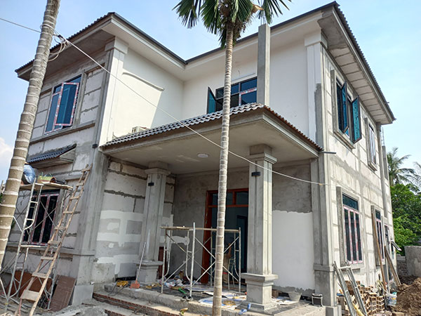 Công trình nhà biệt thự tại Do nha - Tân Tiến - An Dương - Hải Phòng