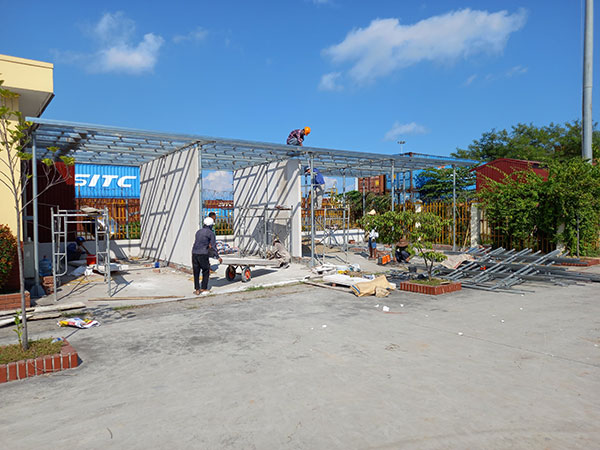 Thi công văn phòng làm việc Công ty 189 Đình Vũ - Hải An - Hải Phòng