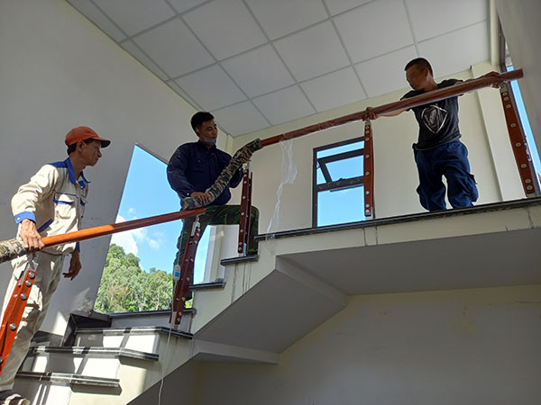 Thi công nhà ở dân dụng 5 tầng tại ngã ba Trịnh Xá - Thủy Sơn - Thủy nguyên